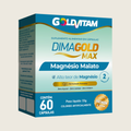 DimaGold Max – Magnésio Malato (60 Cápsulas)