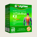 Vitamina K2 (MK-7) 65 µg – GoldVitam (60 cápsulas)