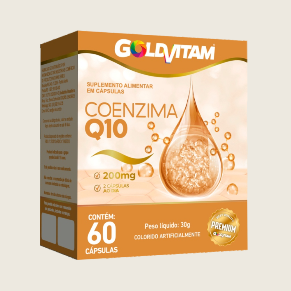 Coenzima Q10 200mg 60 Cápsulas | Energia Celular